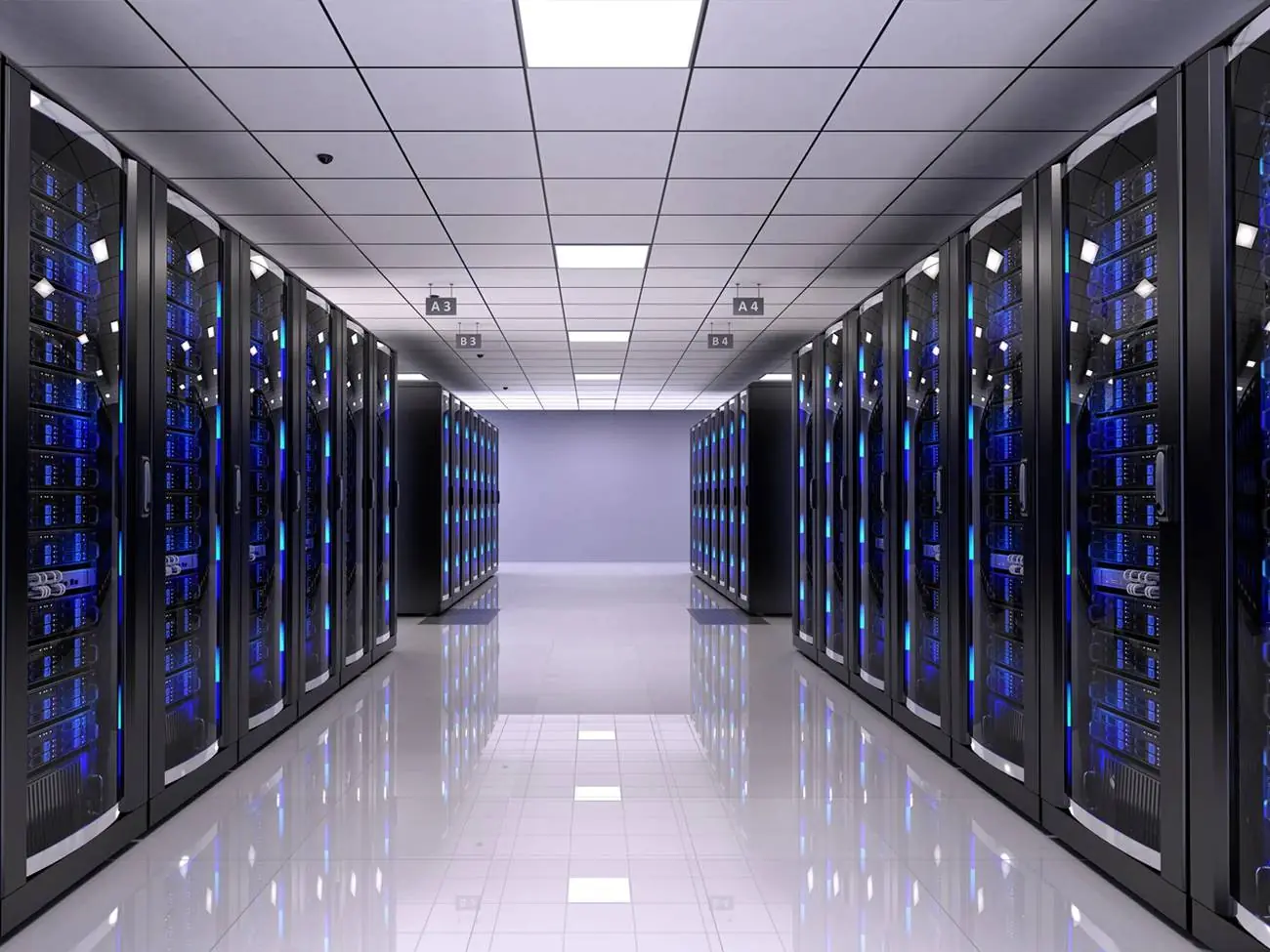 Data centre server room infrastructure